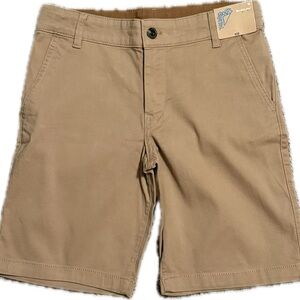 NEW Boys Tan Chino Shorts-Boys 16